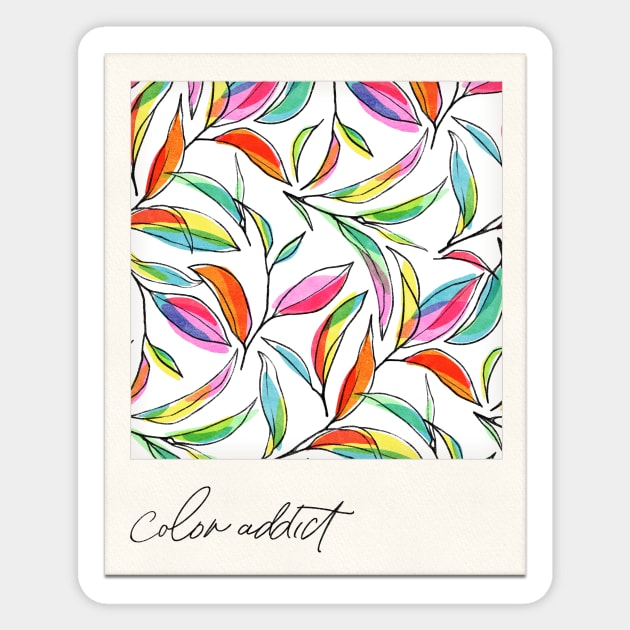 Color Addict's Polaroid Picture Sticker by PerrinLeFeuvre